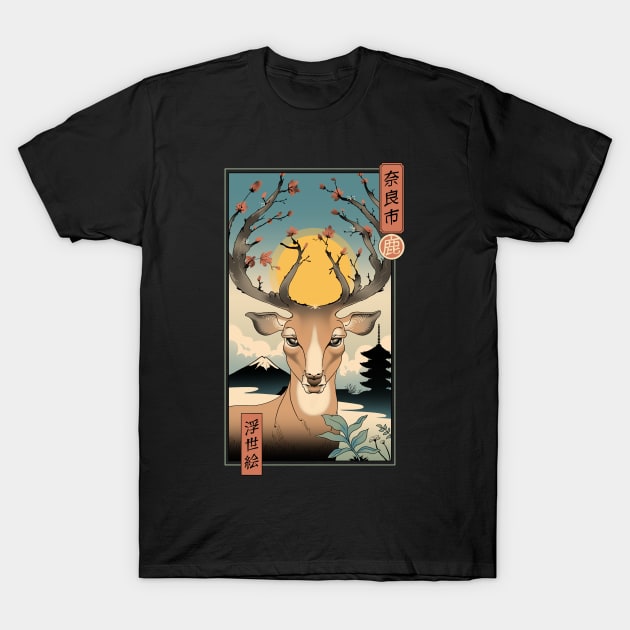 Spring in Nara T-Shirt by Vincent Trinidad Art